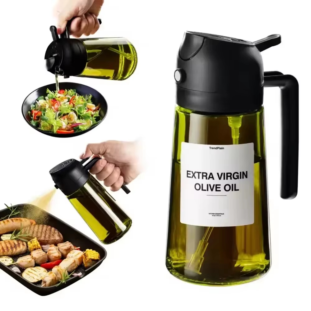 Kitchen Gadgets Oil Spray - 2 in 1 Olive Oil Dispenser