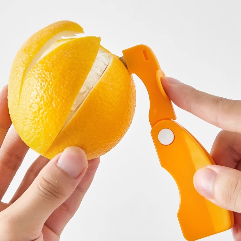 Kitchen Gadgets Save Time - Orange Peeler – Stainless Steel Blade,