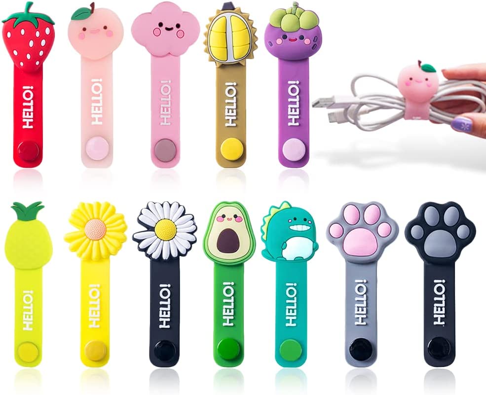 Kitchen Gadgets Holder - 6Pcs Cable Clips Cable Earbuds Cords