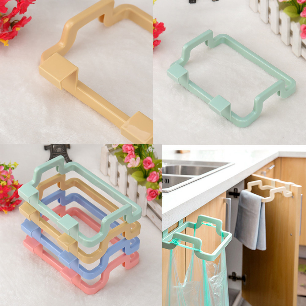 Kitchen Gadgets Built In - 1 Pcs Hanging Trash Bag Rack