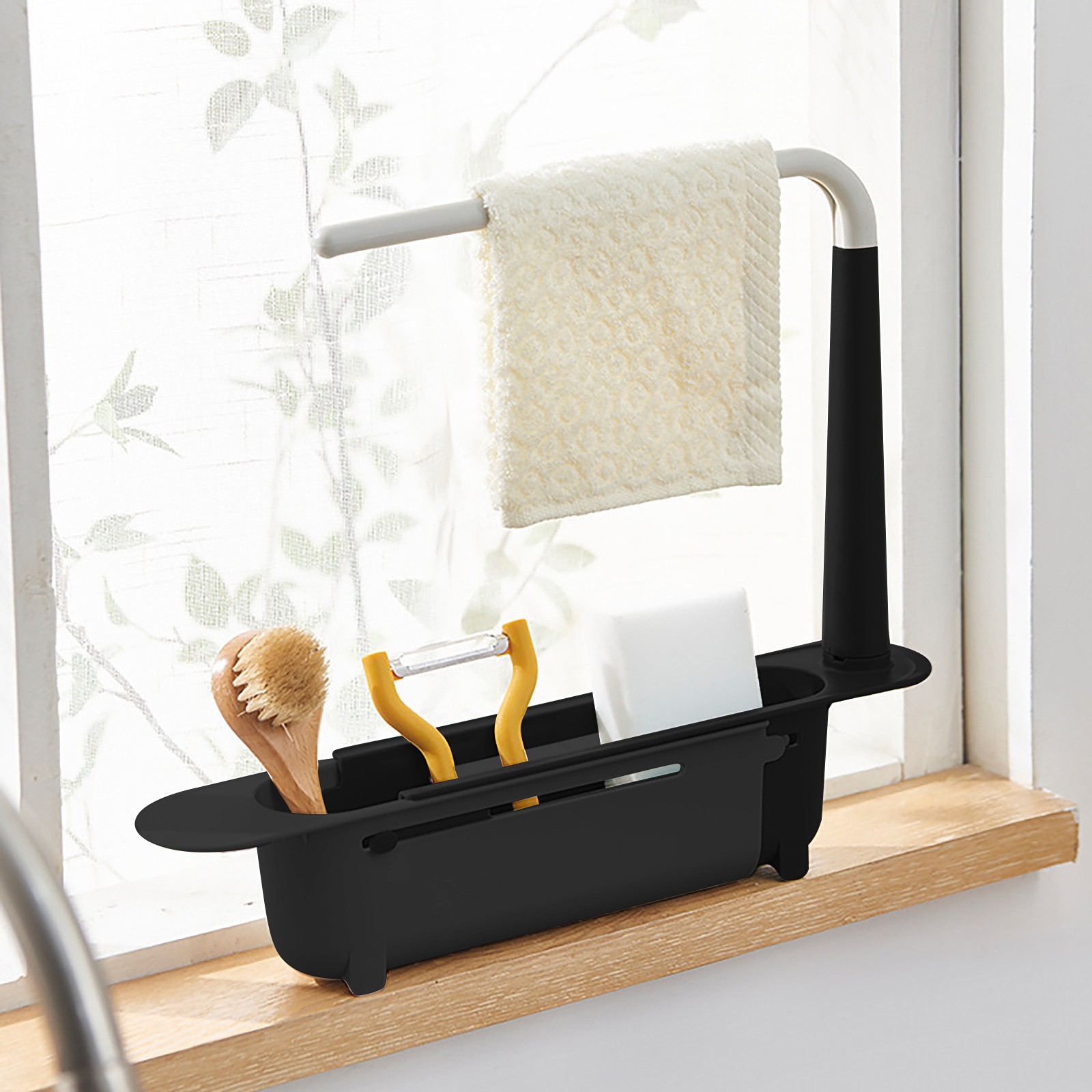 Kitchen Gadgets Holder - elescopic Sink Shelf Drainer Rack Kitchen