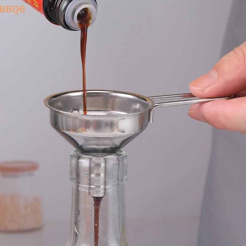 Kitchen Gadgets For Small Kitchens - *Stainless Steel Funnel With Handle Small