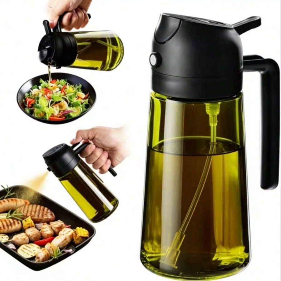 Kitchen Gadgets Oil Spray - High Grade Olive Oil Dispenser Bottle,Light-Blocking