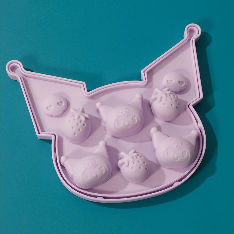 Kitchen Gadgets Baking - Cute Cartoon Skull Bow Ice Cube