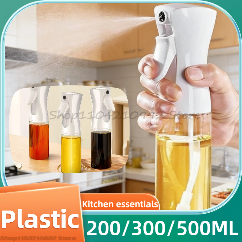 Kitchen Gadgets Oil Spray - 200/300/500ml Oil Spray Plastic Household Kitchen