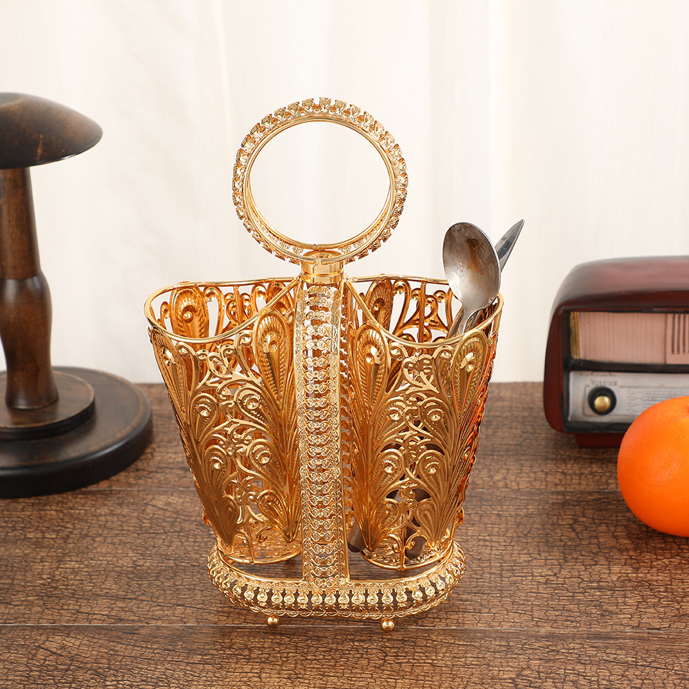 Kitchen Gadgets Holder - Utensil Caddy Practical Tableware Basket Elegant