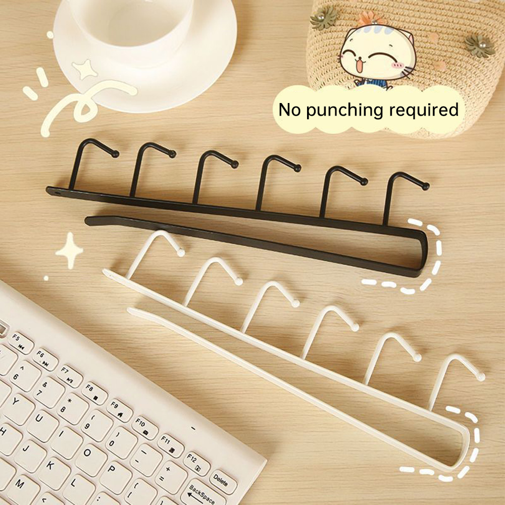 Kitchen Gadgets Holder - No Drill Under Cabinet Mug Hook