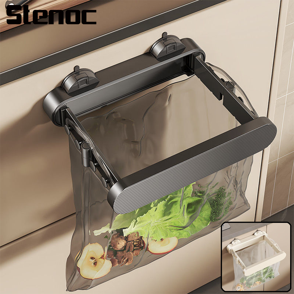 Kitchen Gadgets Holder - Home Foldable Kitchen Suction Cup Trash