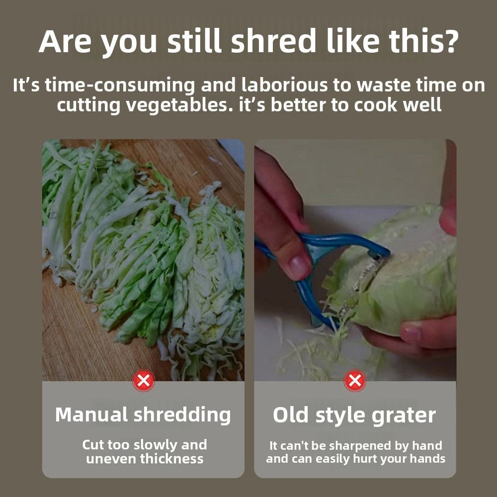 Kitchen Gadgets Save Time - Effortless Cabbage Grater Saving Time Uniform