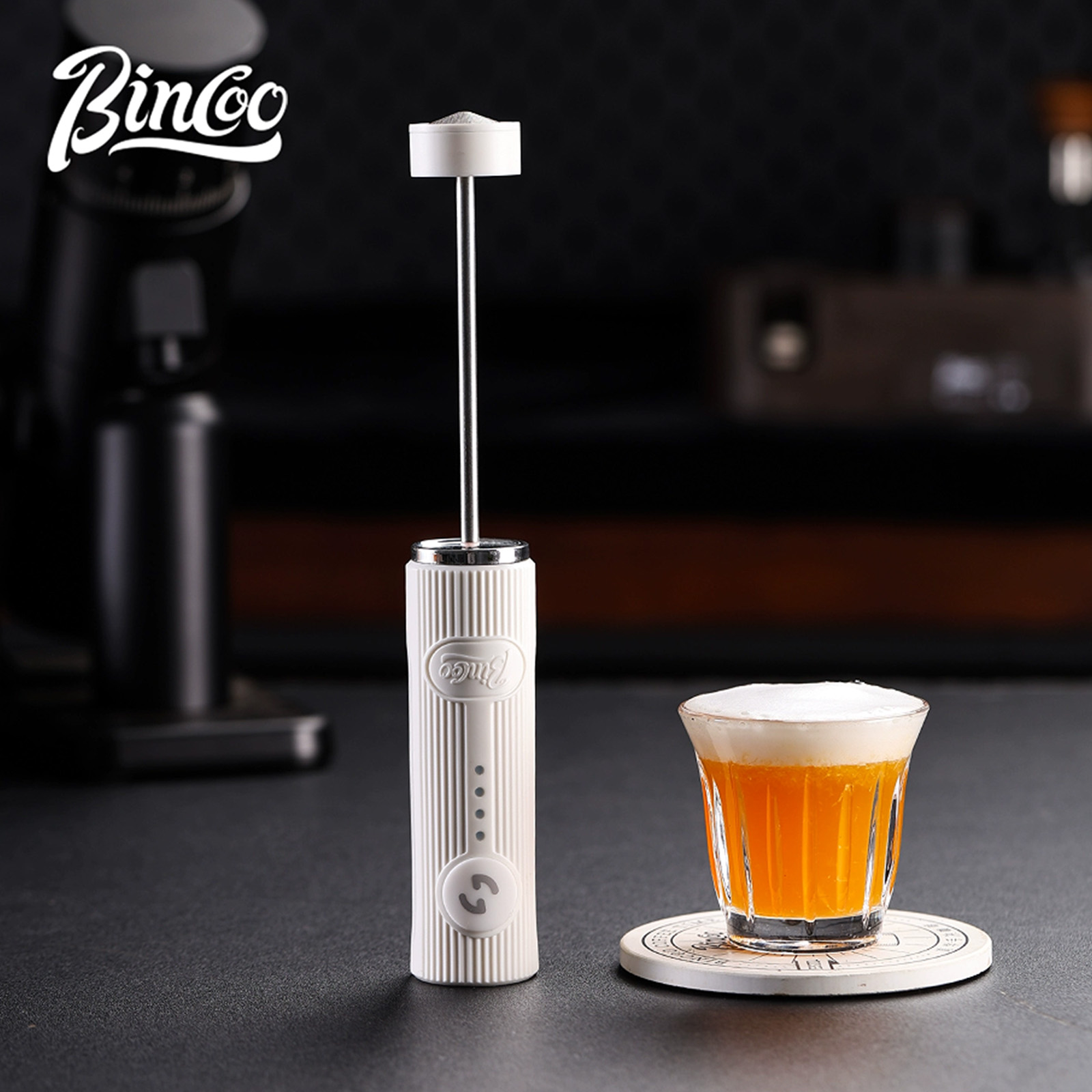 Milk Frother - Bincoo New Milk Foamer Coffee Whisk