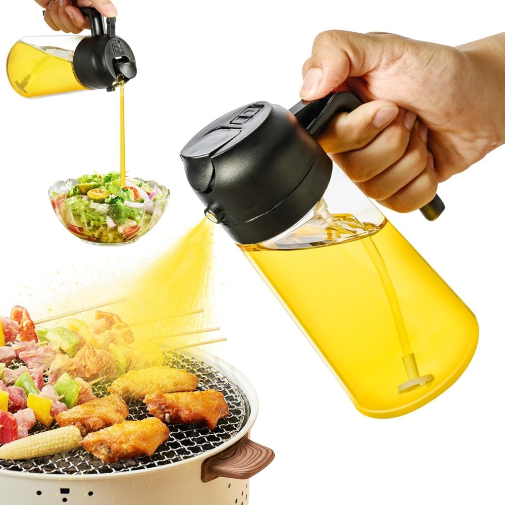 Kitchen Gadgets Oil Spray - 16oz/470ml Olive Oil Sprayer for Cooking