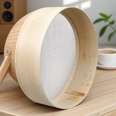 Kitchen Handy Gadgets - Baking Flour Sifter Wooden Handheld Sieve