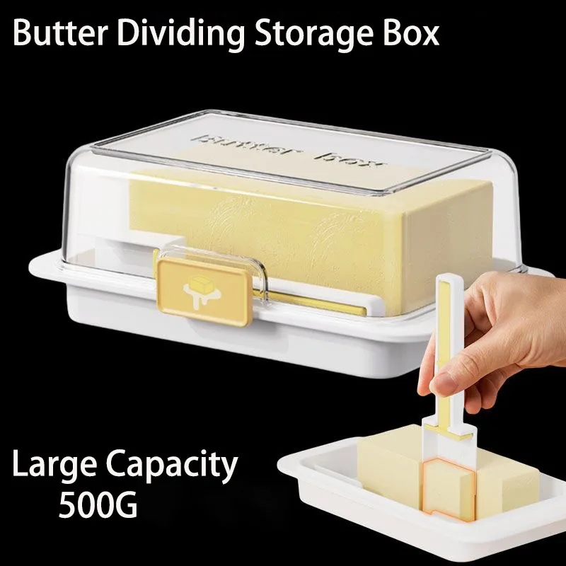 Kitchen Gadgets Built In - Airtight Butter Dish with Built-in Cutter