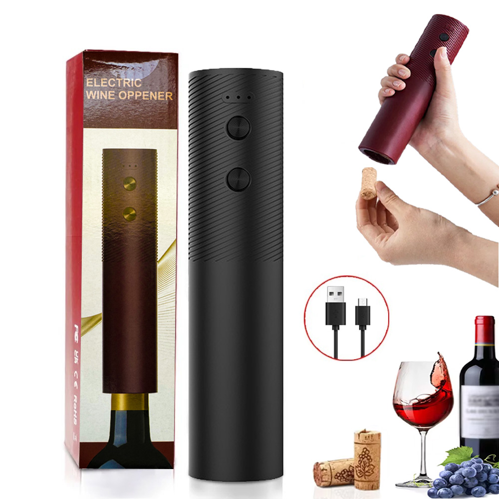 Kitchen Gadgets Latest - Electric Wine Bottle Opener Automatic Red
