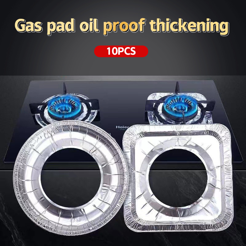 Kitchen Gadgets Latest - 10Pcs/set Thickened Aluminum Foil Covers Gas