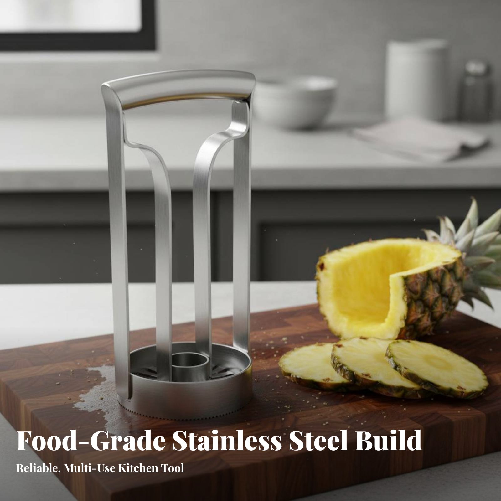 Kitchen Gadgets Save Time - Stainless Steel Pineapple Cutter Food-Grade Pineapple