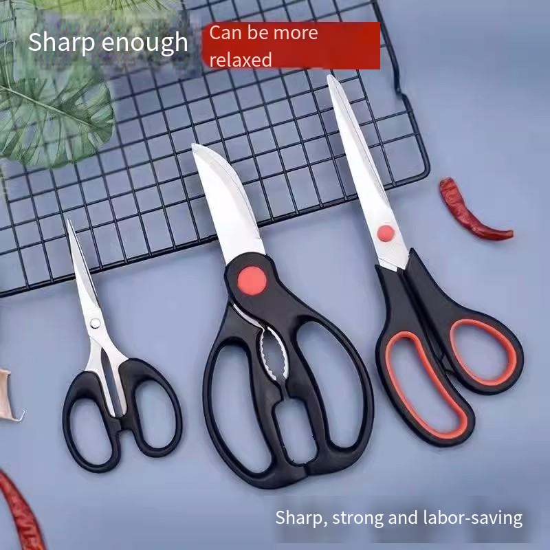 Kitchen Gadgets Latest - Stainless steel kitchen scissors Multi-functional strong