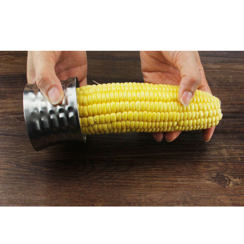 Kitchen Gadgets Save Time - Corn Stripper Tool Stainless Steel Serrated