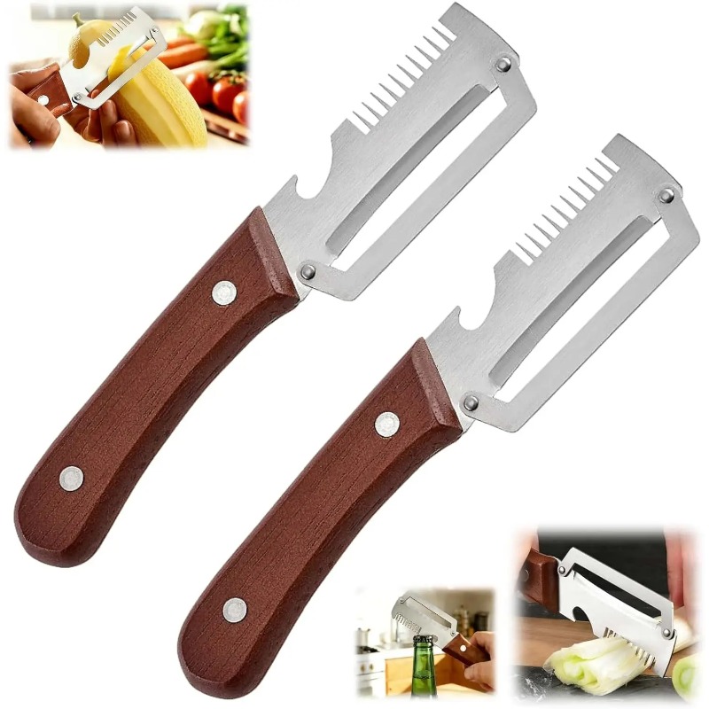Kitchen Gadgets Built In - Stainless Steel 3-in-1 Kitchen Gadget Fruit