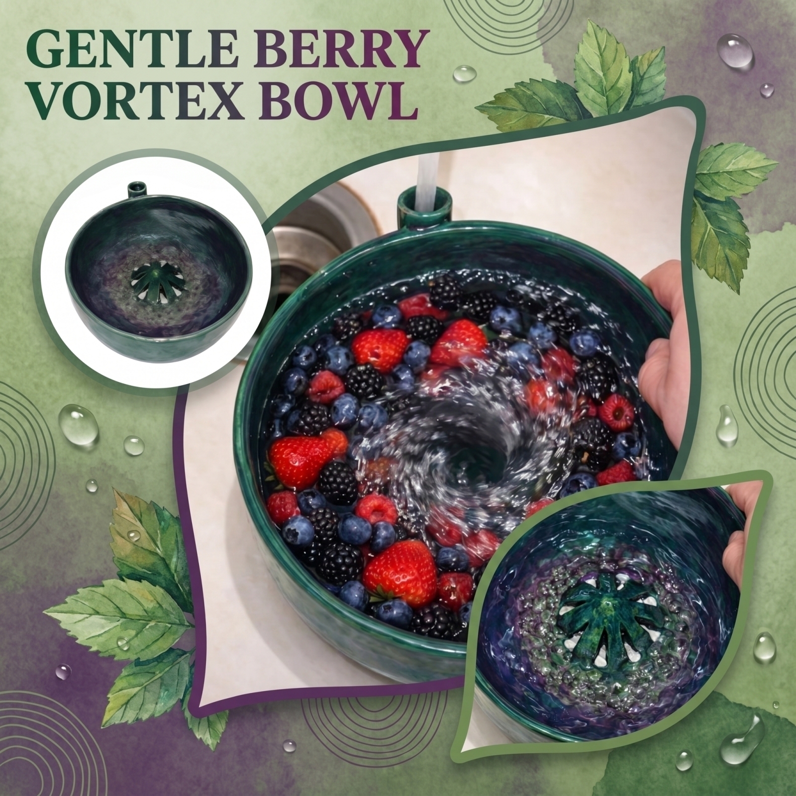 Automatic Berry Vortex Bowl Ve - Kitchen Gadgets Save Time recension och pris