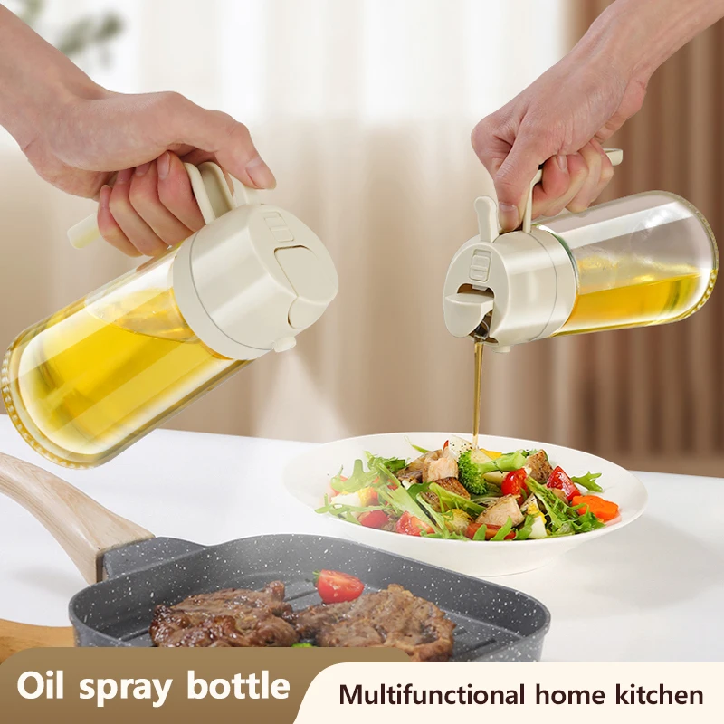 New 470ml Oil Spray Pot 2-in-1 - Kitchen Gadgets Oil Spray recension och pris