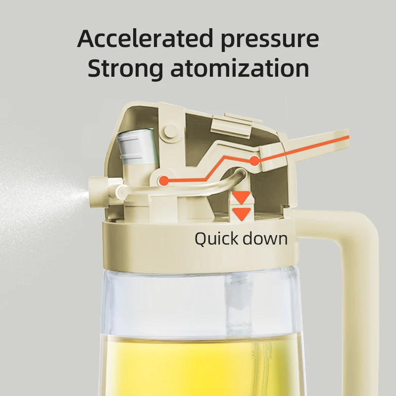 New 470ml Oil Spray Pot 2-in-1 - Kitchen Gadgets Oil Spray recension och pris