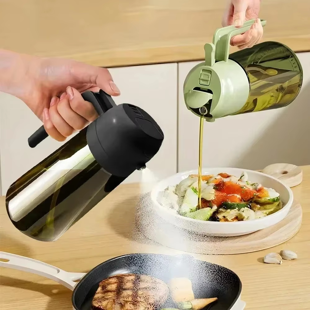 2 in 1 Olive Oil Dispenser Bot - Kitchen Gadgets Oil Spray recension och pris