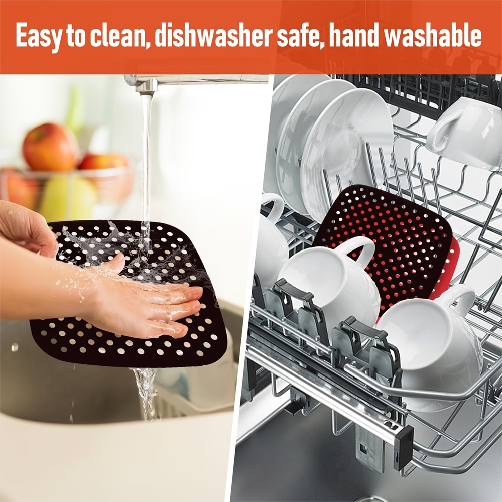 Reusable Air Fryer Pad, Silico - Kitchen Gadgets Baking recension och pris