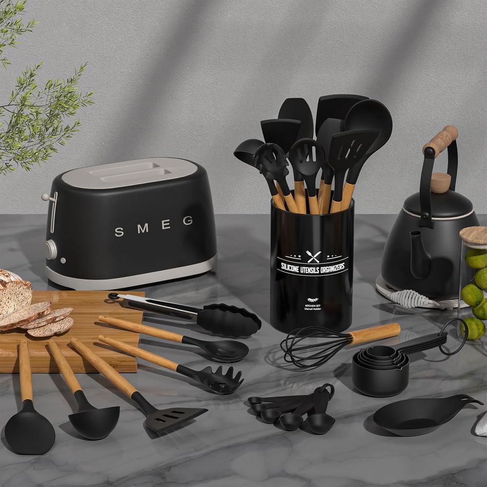 Kitchen Utensils Set - 34PCS S - Kitchen Gadgets Holder recension och pris