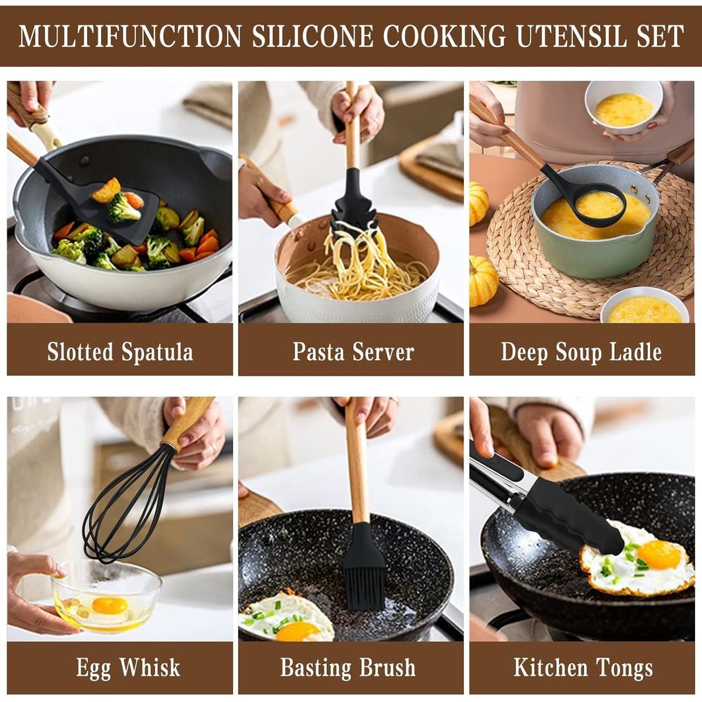Kitchen Utensils Set - 34PCS S - Kitchen Gadgets Holder recension och pris