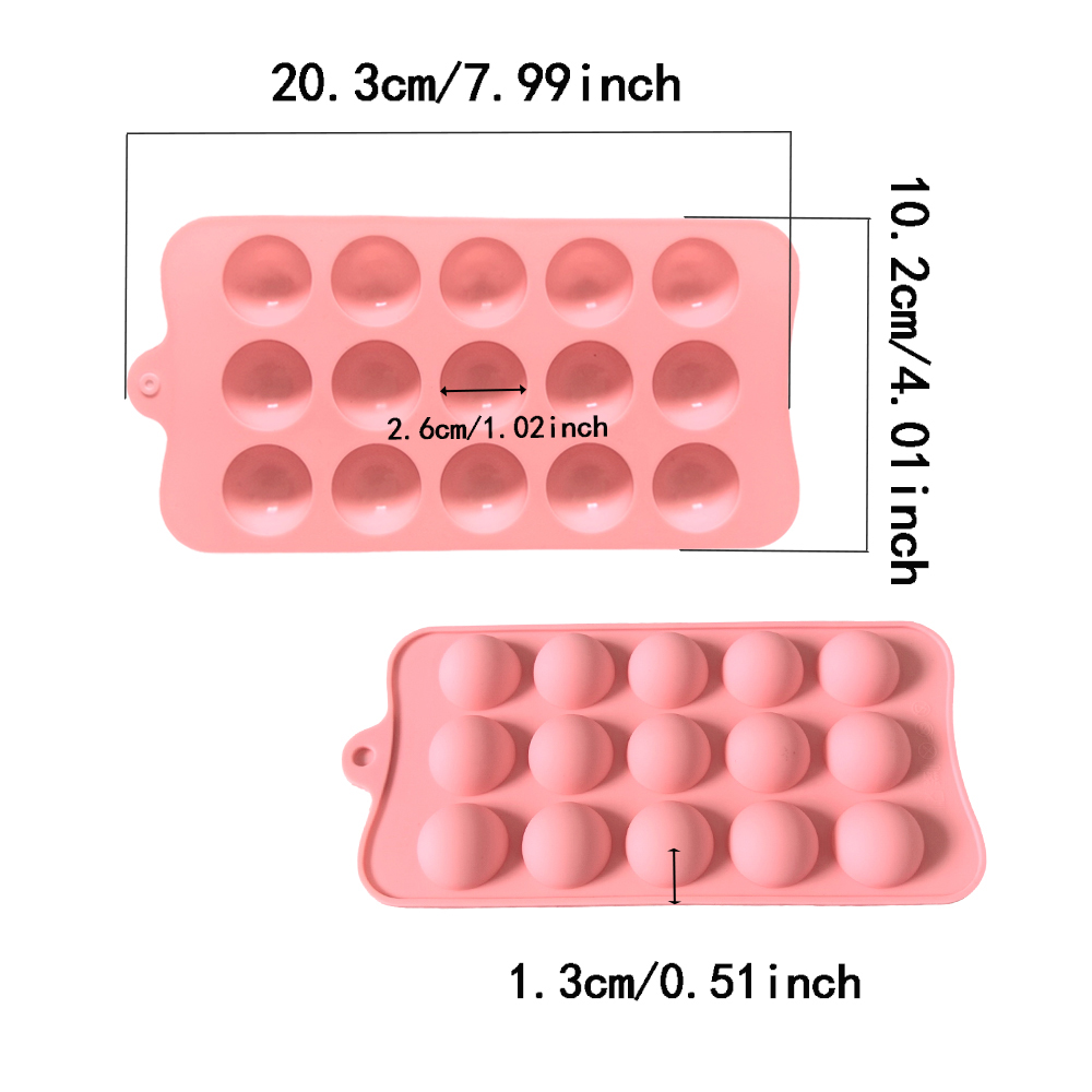 15 cavity semi-circular chocol - Kitchen Gadgets Baking recension och pris