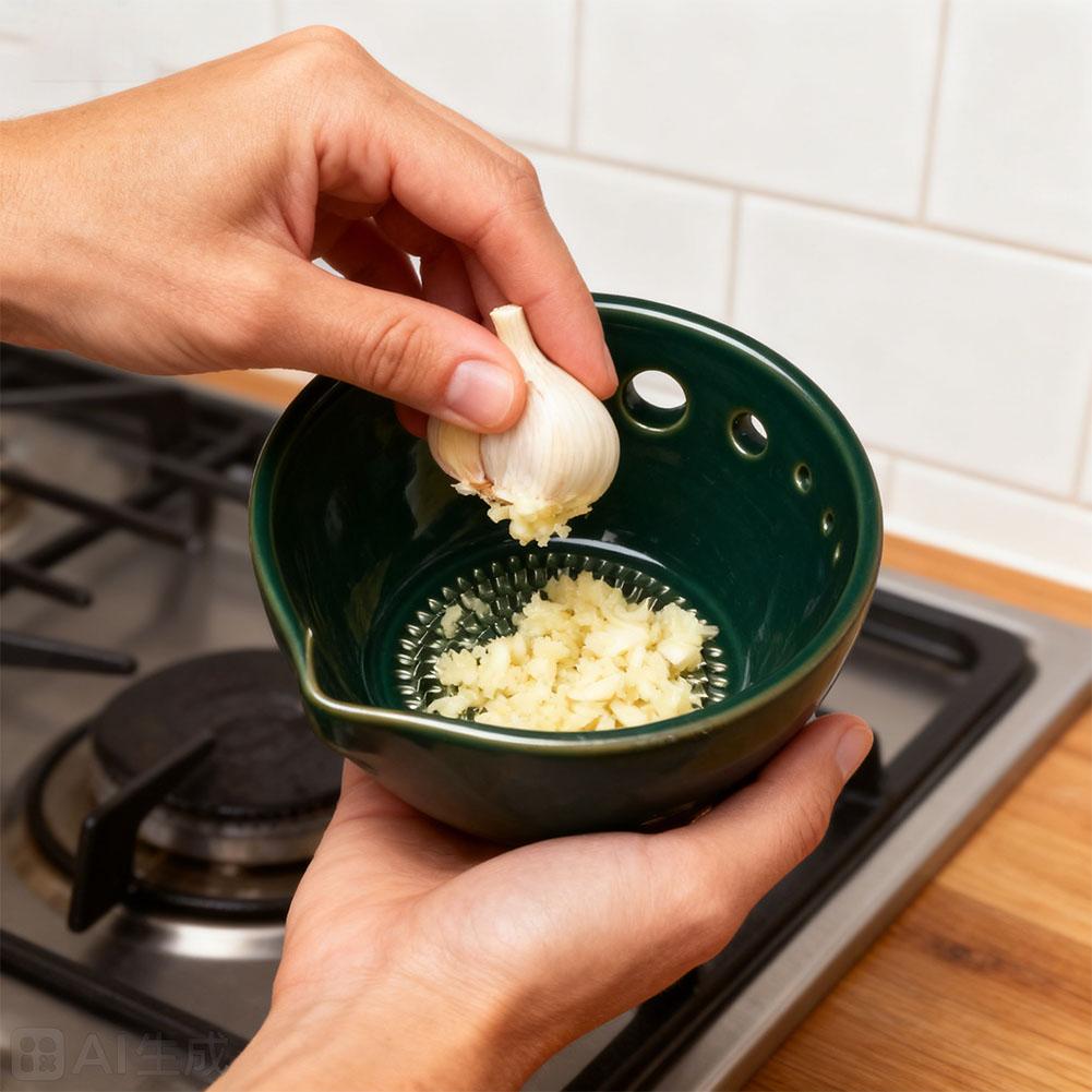 Garlic Grater Handmade Pottery - Kitchen Gadgets Save Time recension och pris