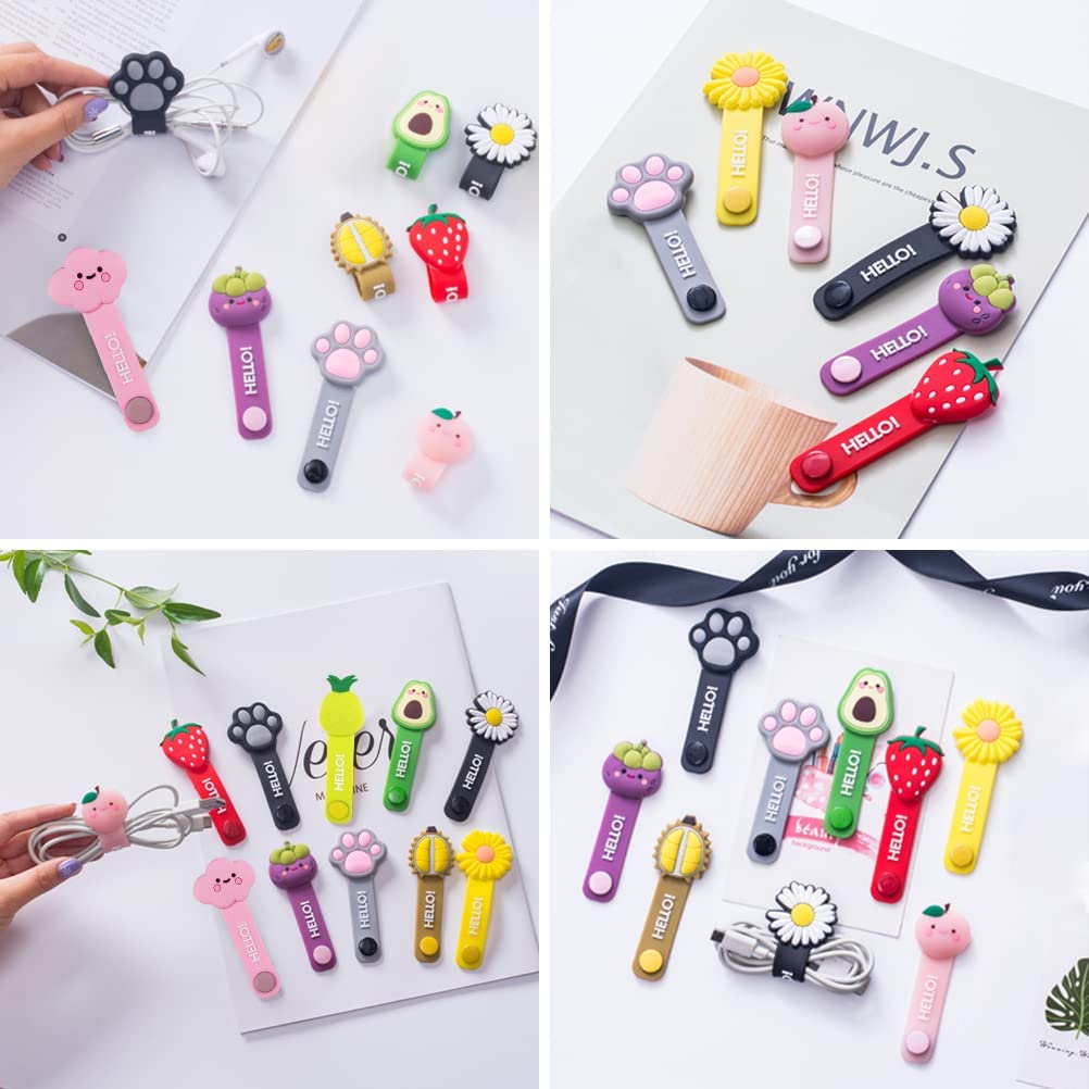 6Pcs  Cable Clips Cable Earbud - Kitchen Gadgets Holder recension och pris