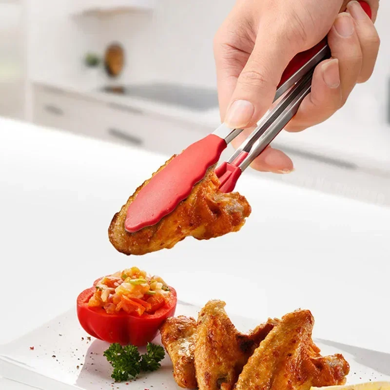 7 Inch Non-Slip Food Tongs Cre - Kitchen Handy Gadgets recension och pris