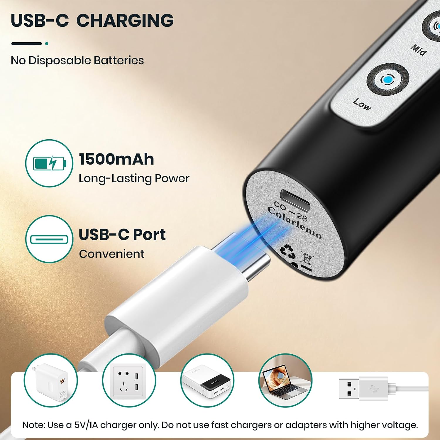 Rechargeable Milk Frother Hand - Milk Frother recension och pris