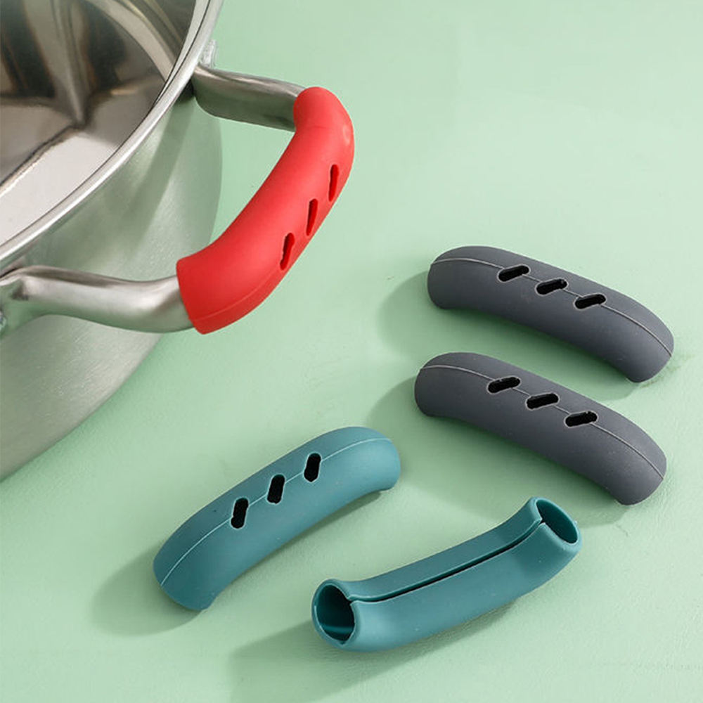 2Pcs Silicone Pan Handle Cover - Kitchen Gadgets Holder recension och pris