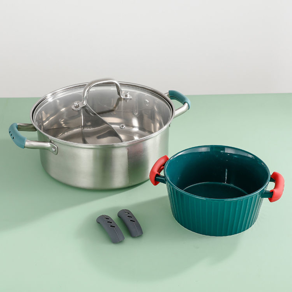 2Pcs Silicone Pan Handle Cover - Kitchen Gadgets Holder recension och pris