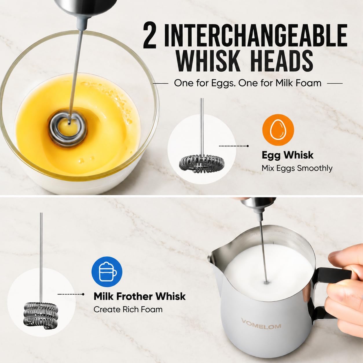 Milk Frother Handheld, Battery - Milk Frother recension och pris