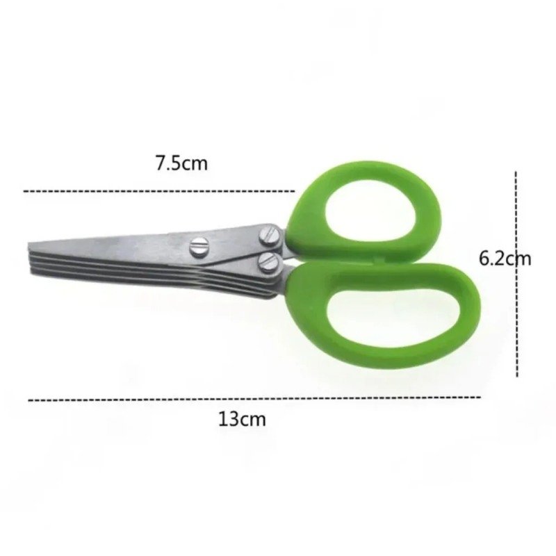 Time Saving Herb Scissors 5 Bl - Kitchen Gadgets Save Time recension och pris