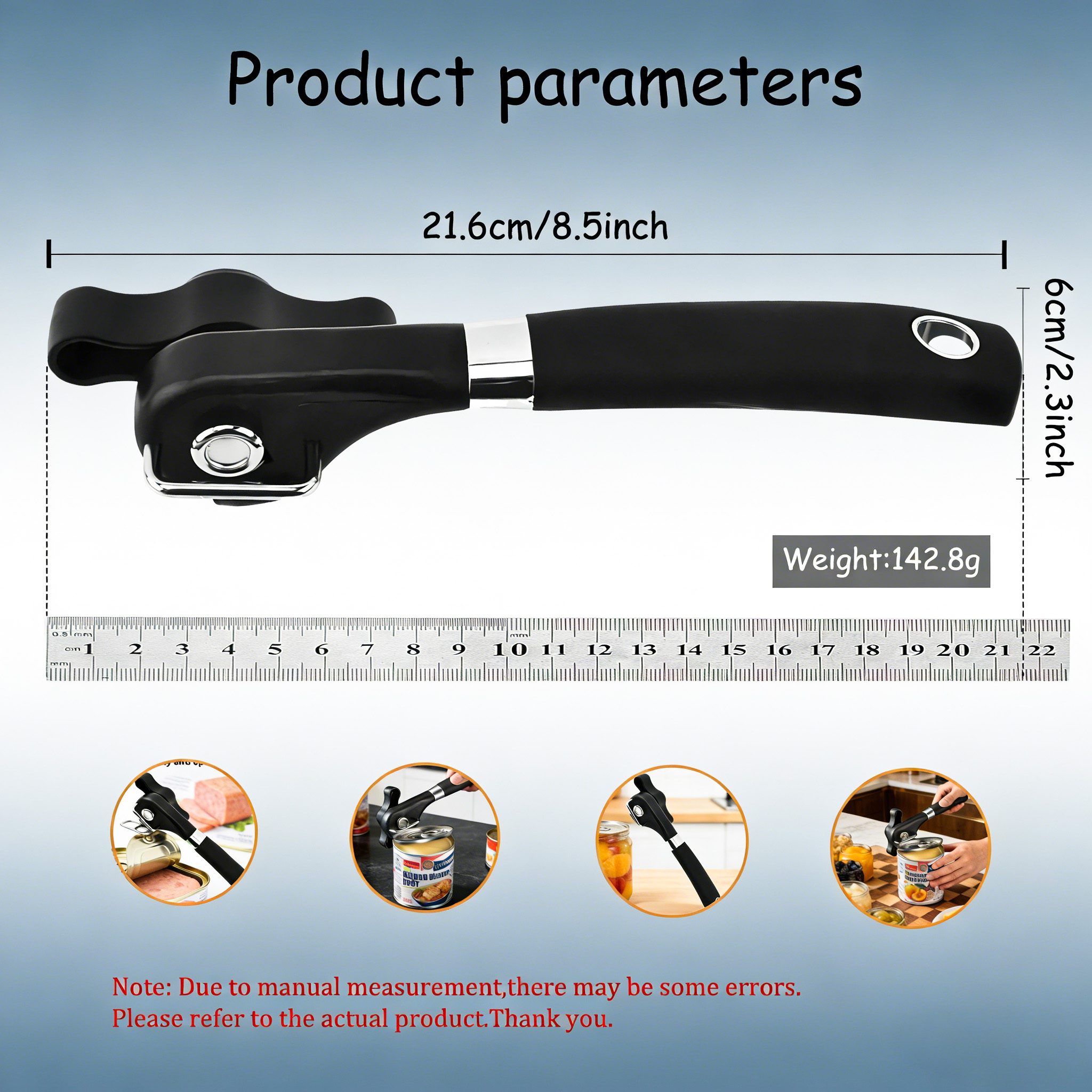 Multifunctional Manual Can Ope - Kitchen Gadgets Built In recension och pris