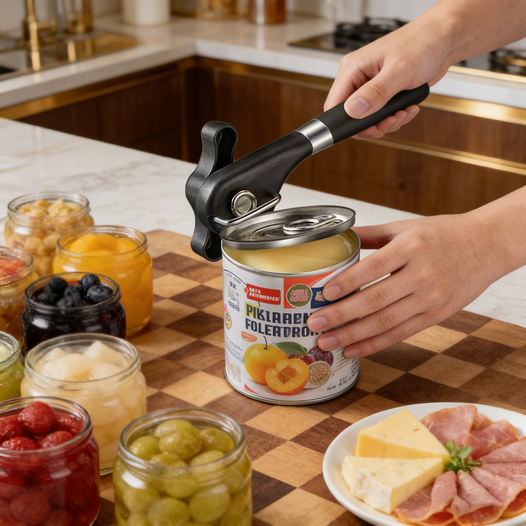 Multifunctional Manual Can Ope - Kitchen Gadgets Built In recension och pris
