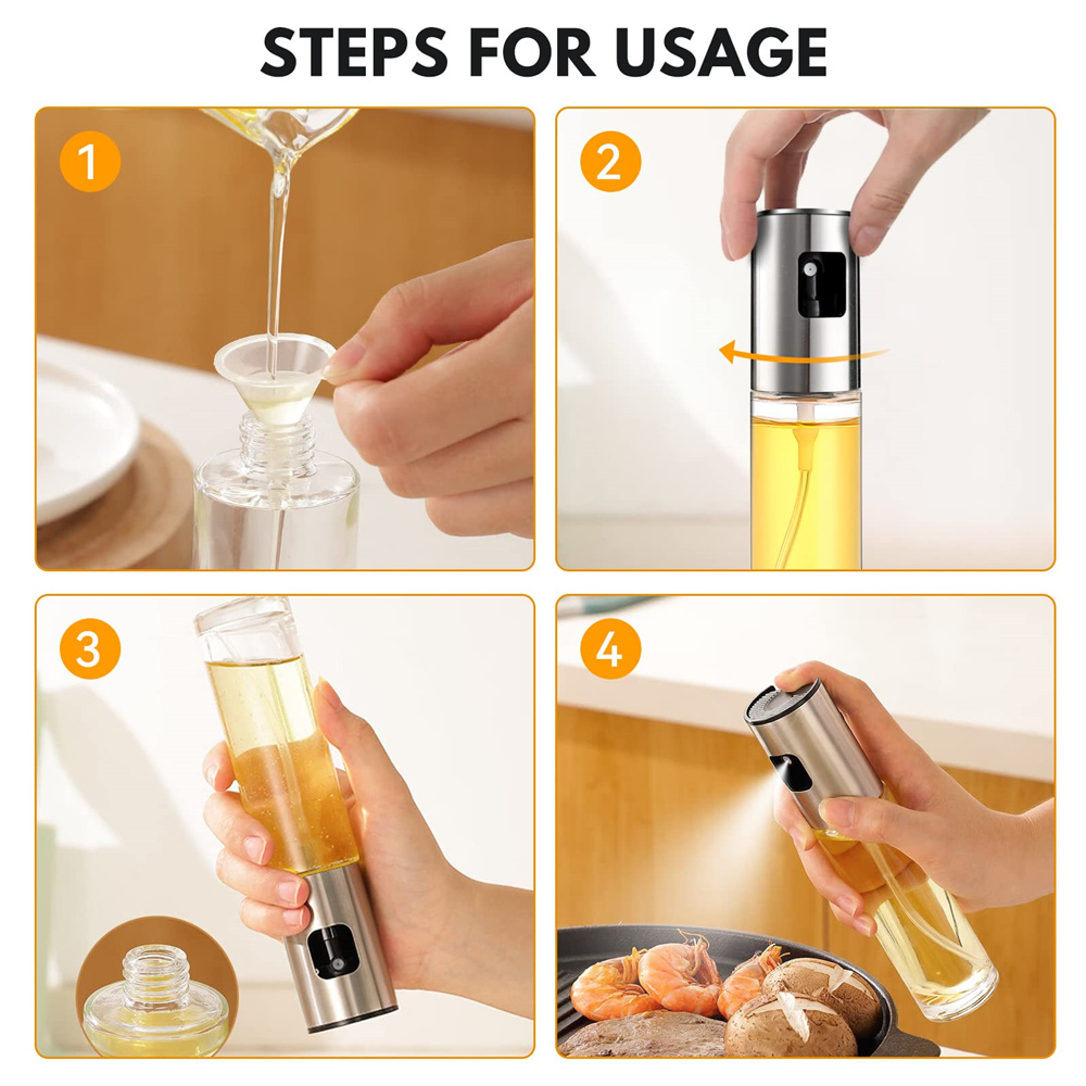 Glass Oil Sprayer for Cooking  - Kitchen Gadgets Oil Spray recension och pris