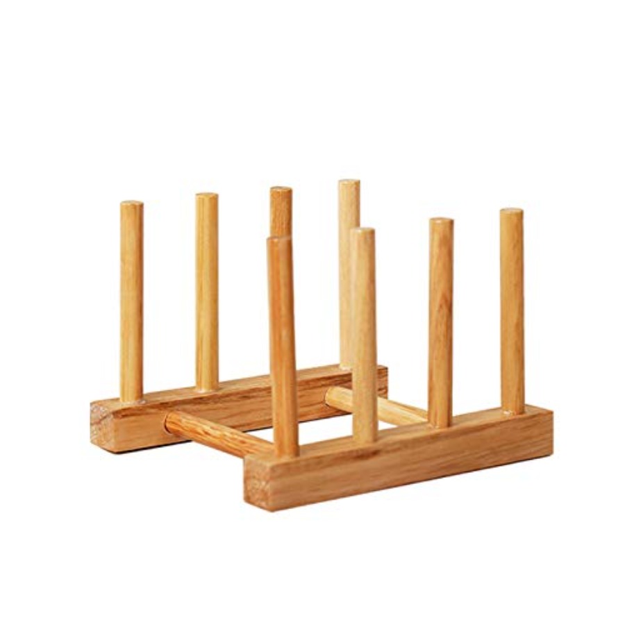 Bamboo Dish Rack, Pot lid/Plat - Bamboo Cutting Board recension och pris