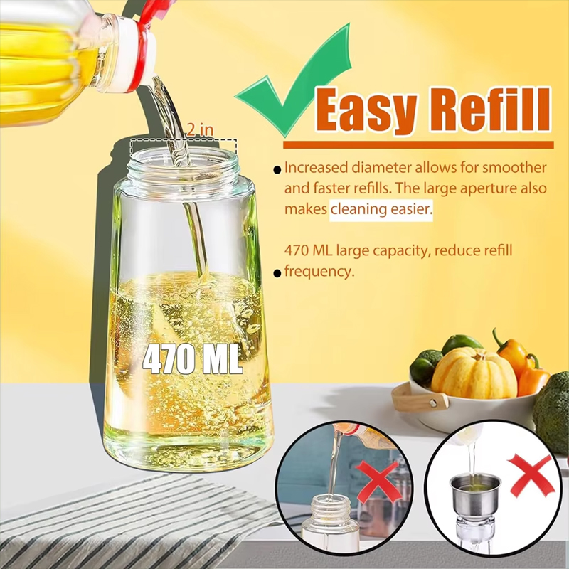 Leakproof 16oz 470ml 2-in-1 Br - Kitchen Gadgets Oil Spray recension och pris