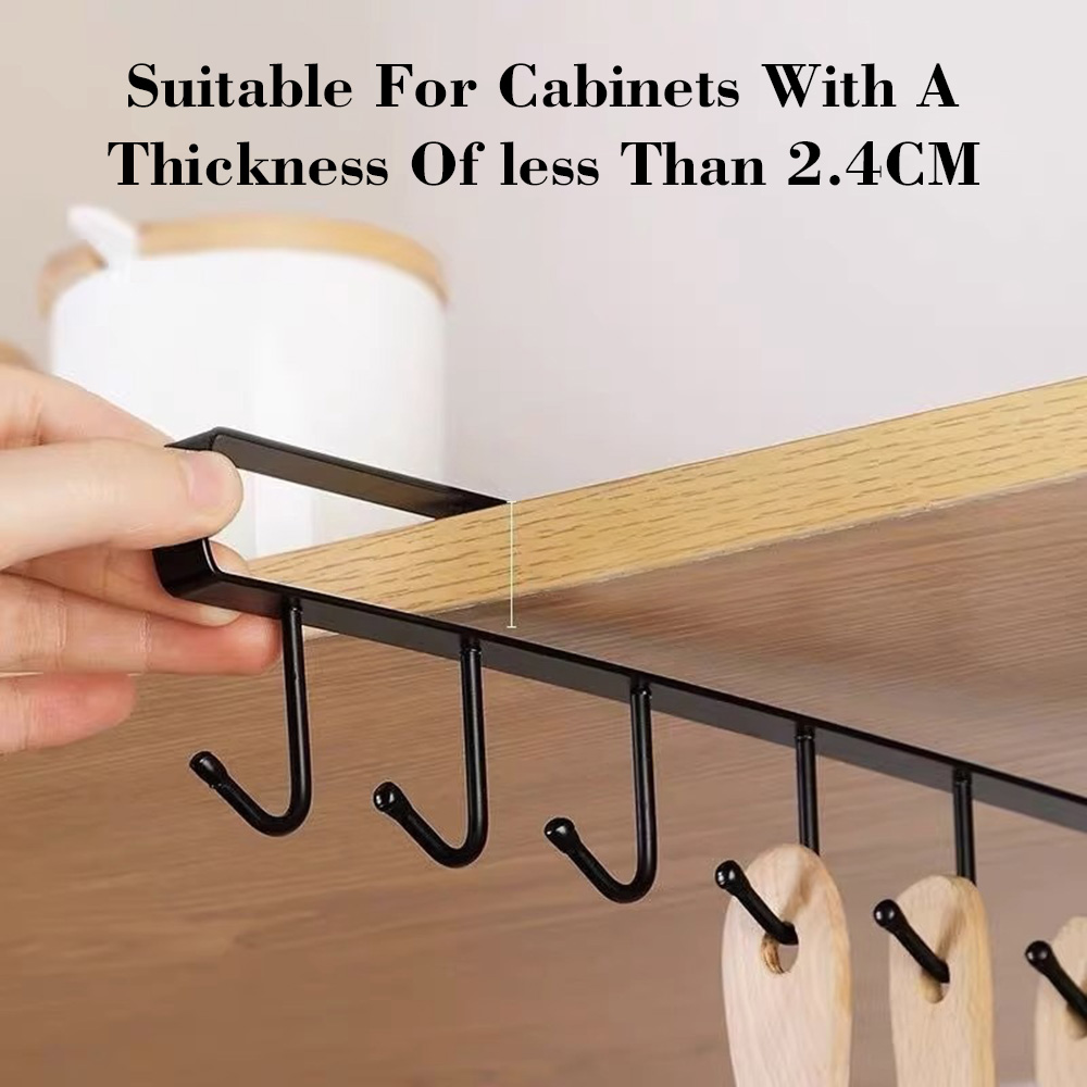 No Drill Under Cabinet Mug Hoo - Kitchen Gadgets Holder recension och pris