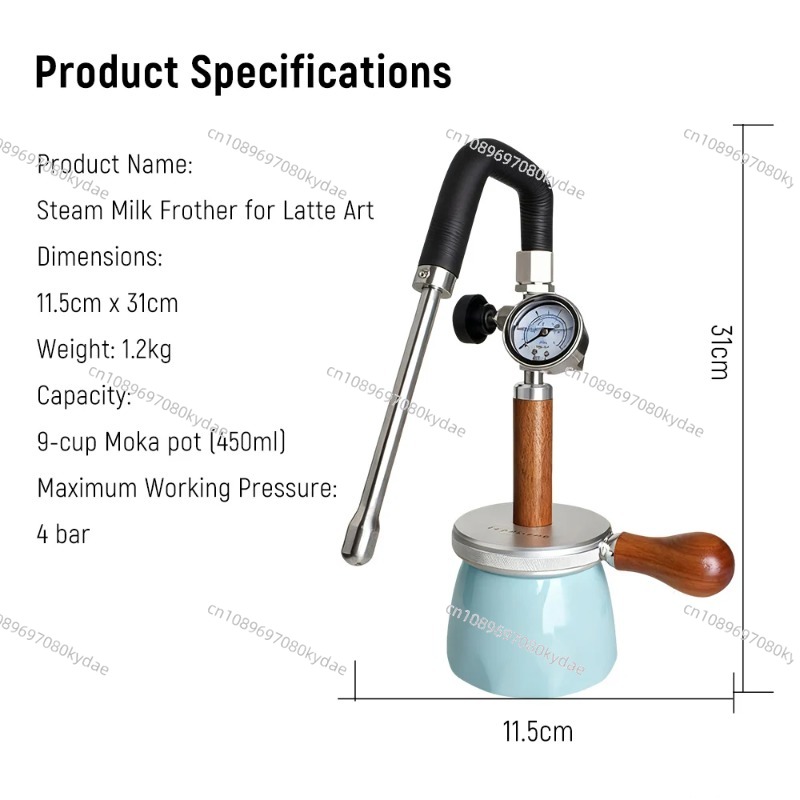 4Bar High Pressure Pneumatic M - Milk Frother recension och pris