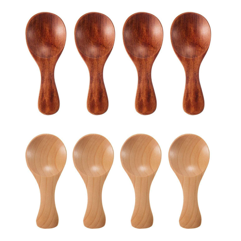 4Pcs Mini Wooden Spoons Small  - Kitchen Gadgets For Small Kitchens recension och pris
