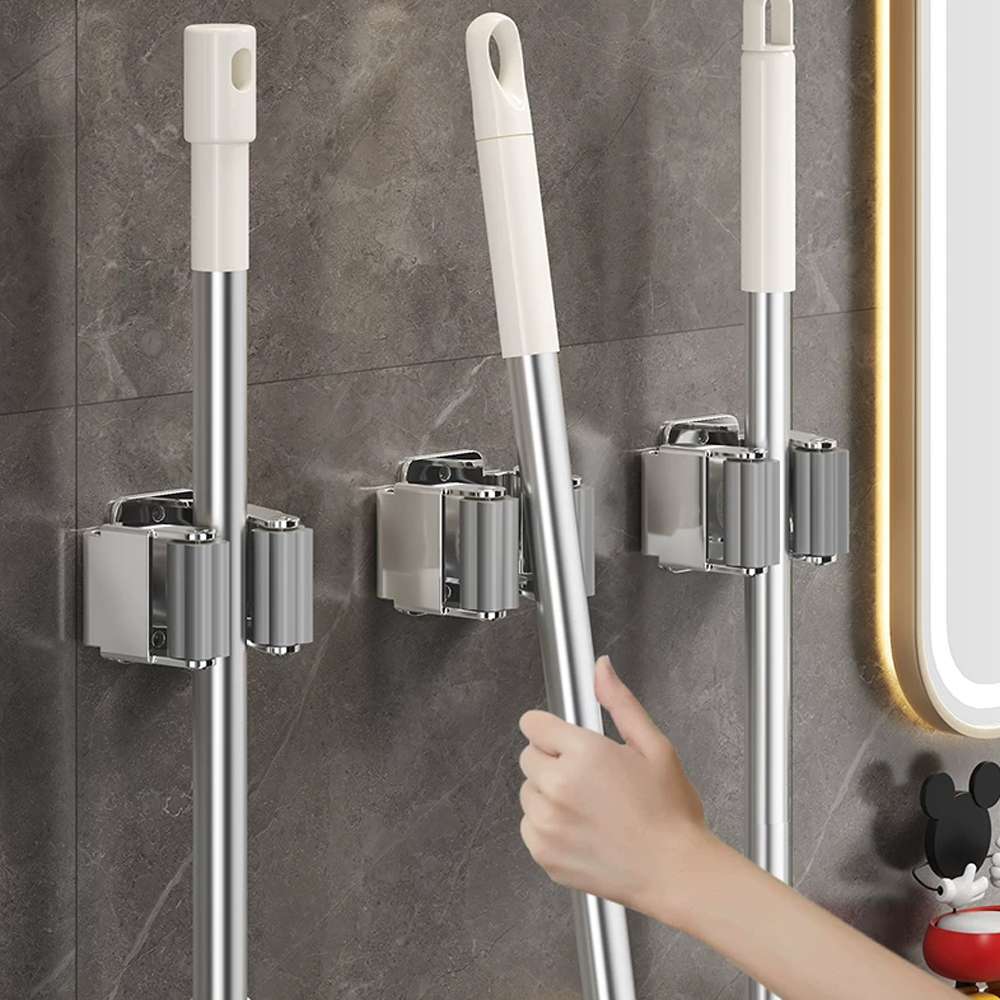 Stainless Steel Mop Clip Holde - Kitchen Gadgets Holder recension och pris
