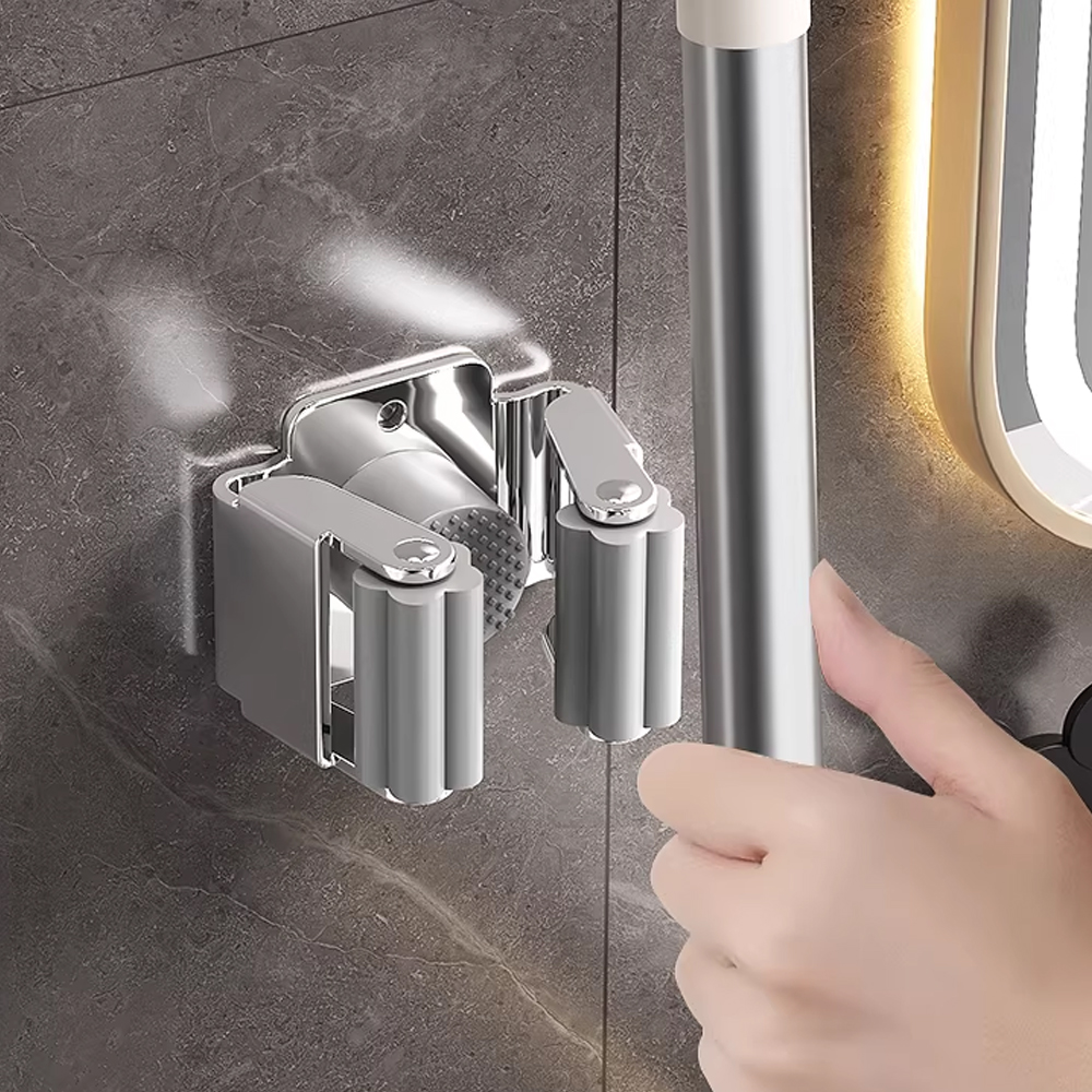 Stainless Steel Mop Clip Holde - Kitchen Gadgets Holder recension och pris