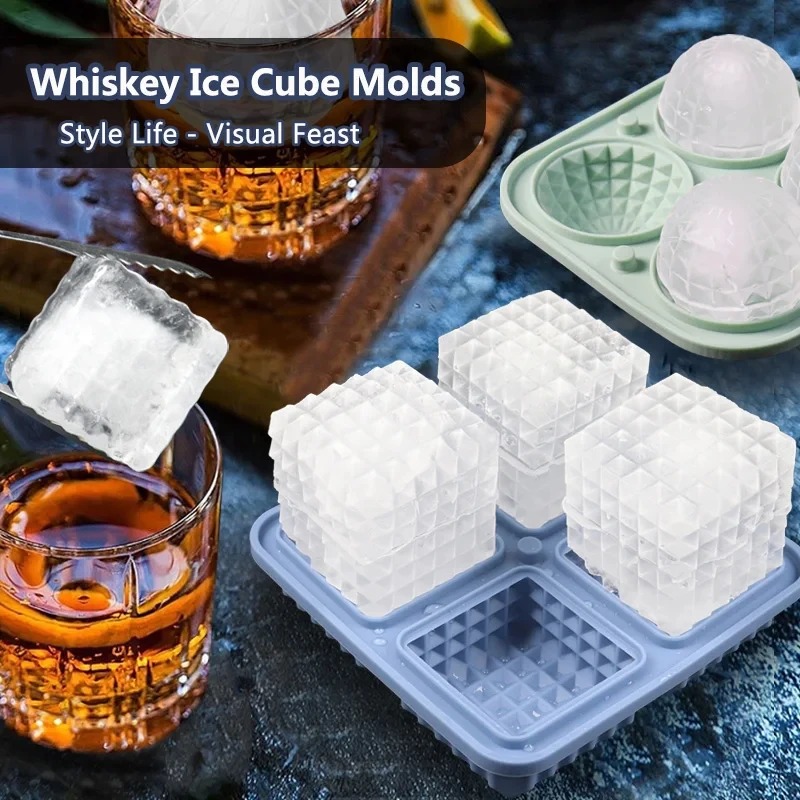 Ice Cube Tray Silicone with Li - Kitchen Gadgets Baking recension och pris